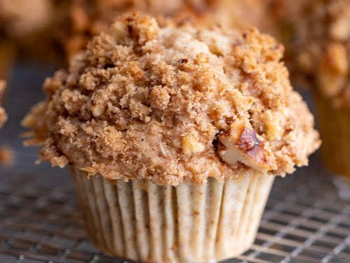 Jumbo Banana Walnut Streusel Muffins (Pack of 4)