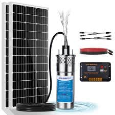 12V/24V Off-Grid Deep Well Solar Submersible Water Pump Kit