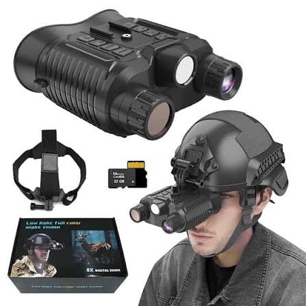 Digital Tactical Night Vision Monocular Goggles with Infrared Illuminator
