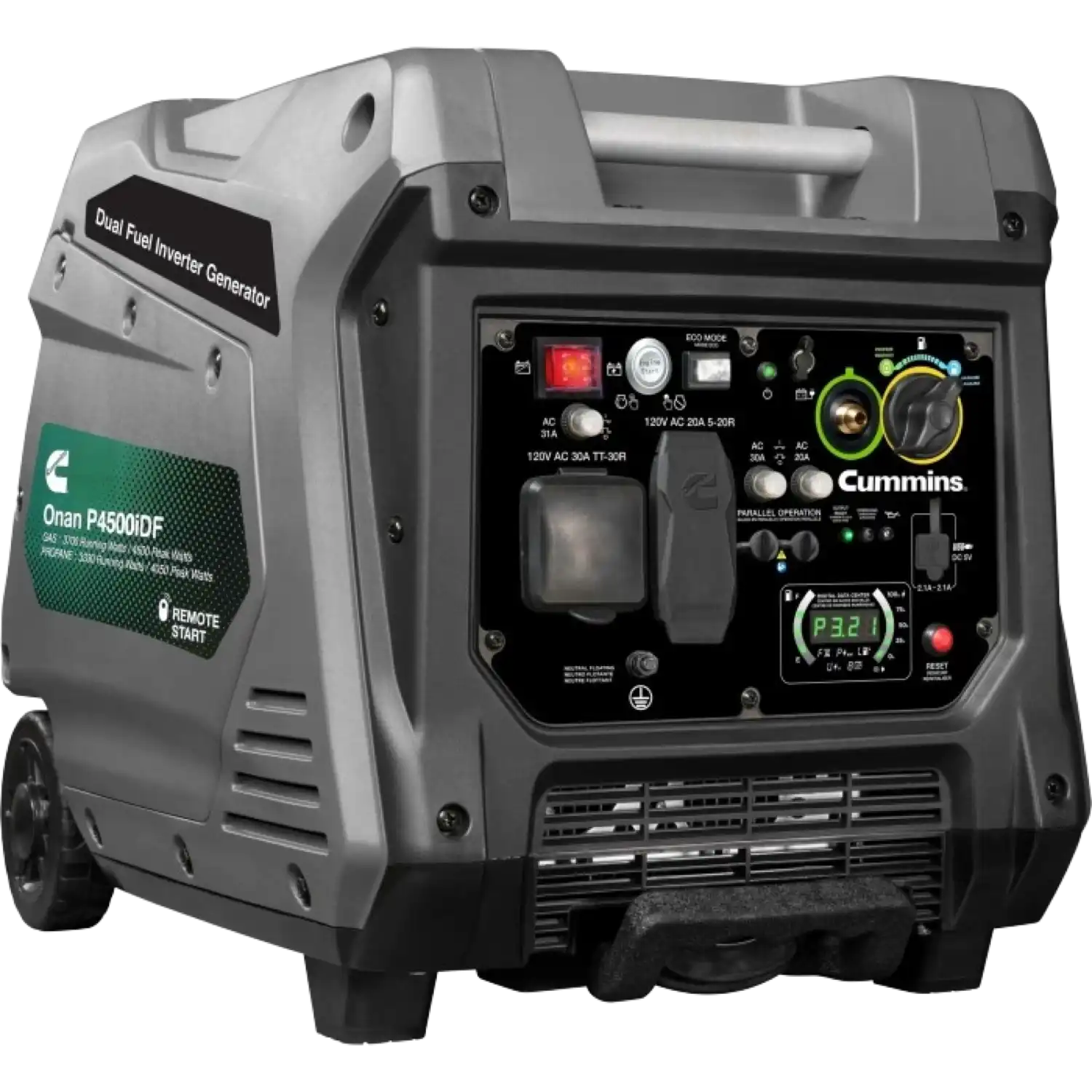 4500W Remote Start Dual-Fuel Inverter Generator